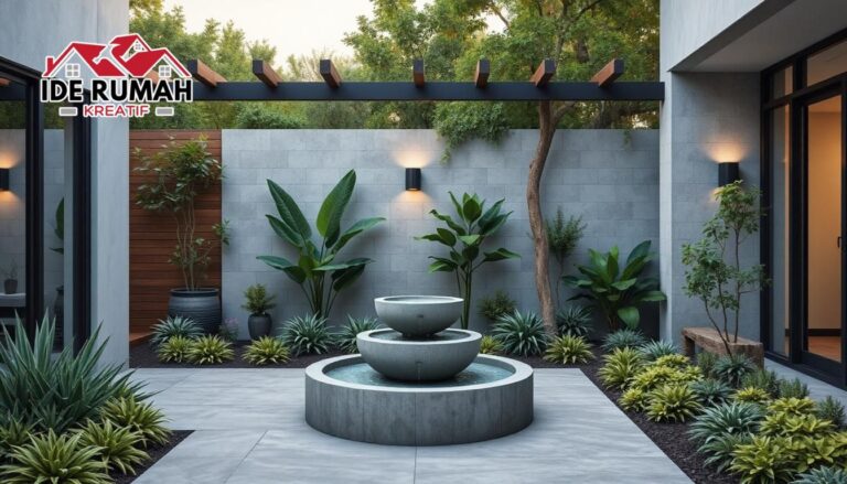 Menata taman rumah industrial modern dengan desain fungsional