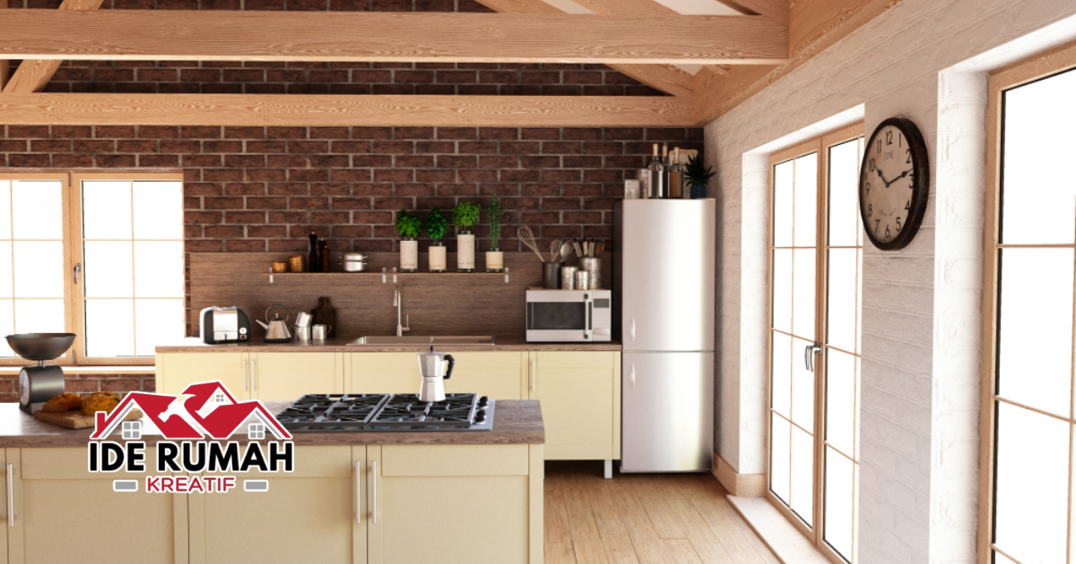 Renovasi Dapur Sederhana Hemat dan Fungsional 2 Desain renovasi dapur sederhana modern dan praktis