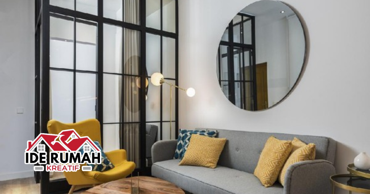 Cermin Dekoratif untuk Rumah Estetik 2 Interior rumah estetik memakai cermin dekoratif